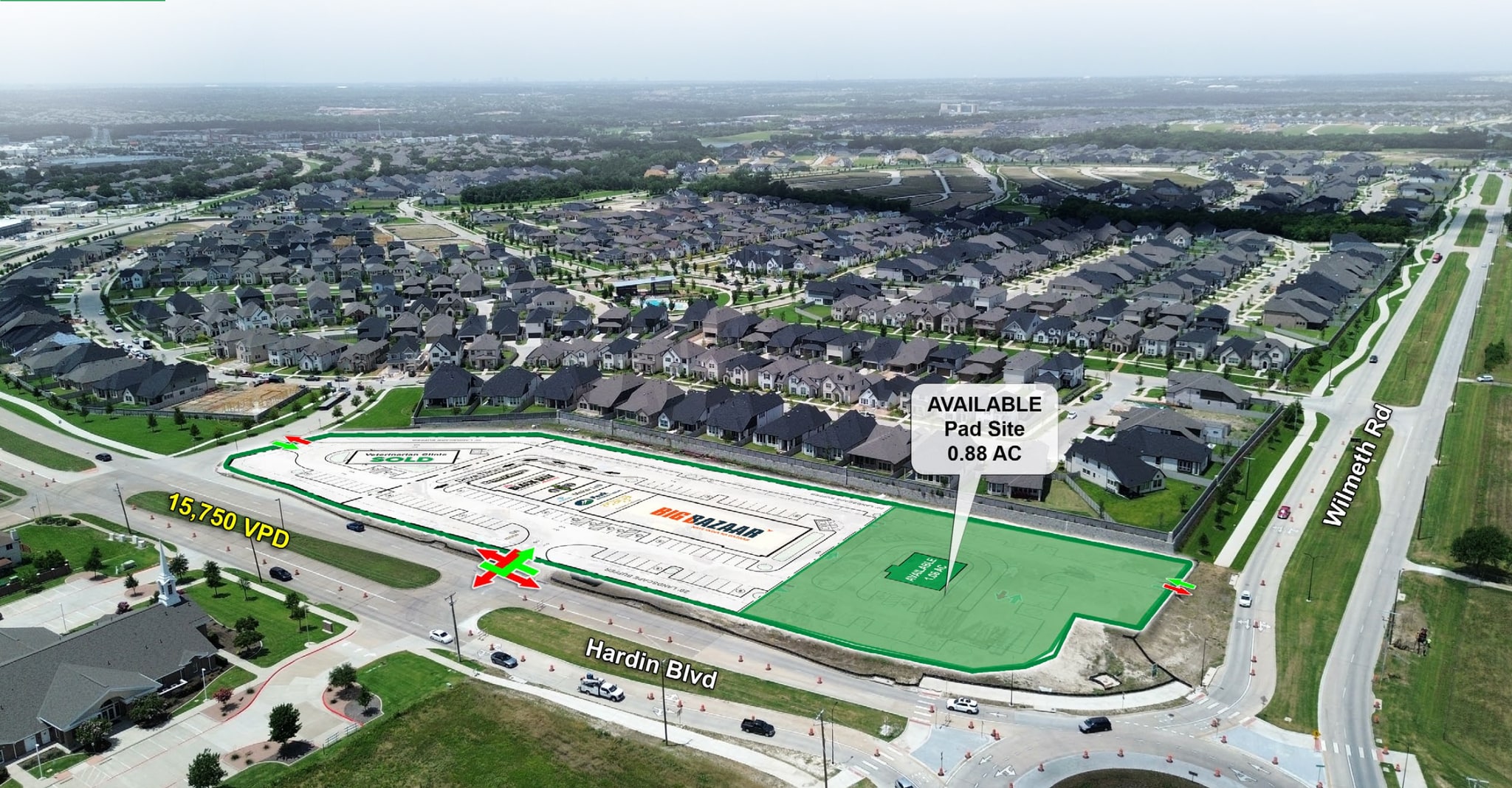 SWQ of Wilmeth Rd and Hardin Blvd, Mc Kinney, TX for Rent