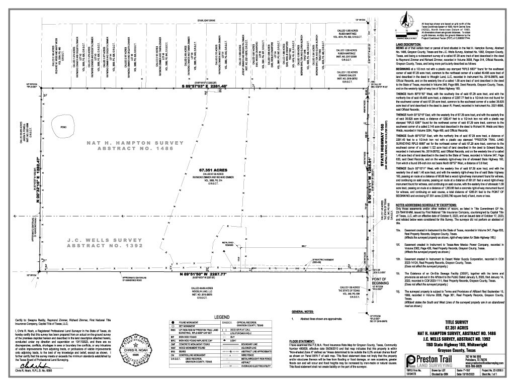 TBD TX 160, Whitewright, TX for Sale