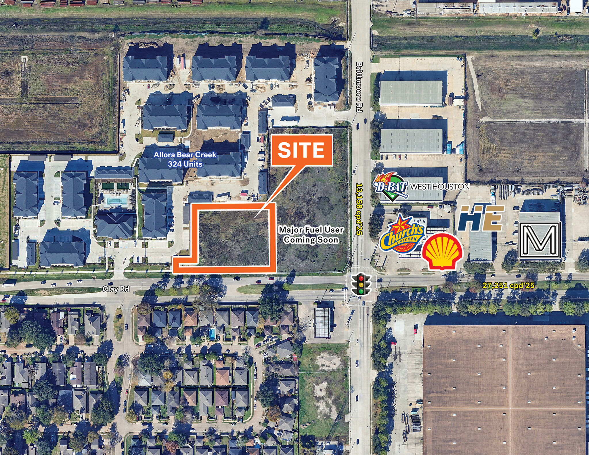 NWC Of Clay Rd and Brittmoore rd, Houston, TX for Rent