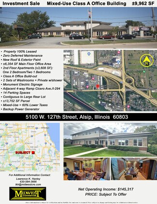 Alsip, IL Office/Residential - 5100 W 127th St