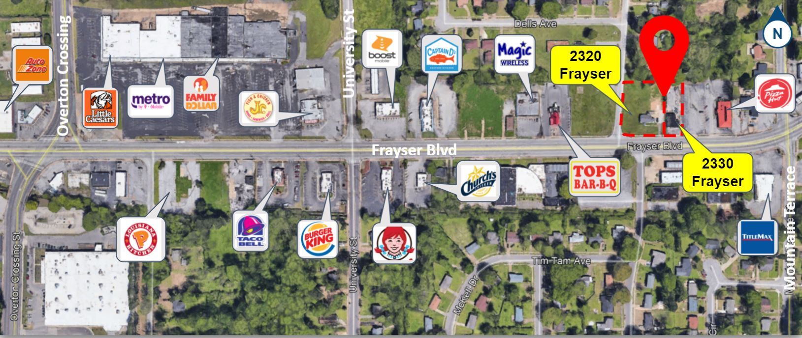 2320-2330 Frayser Blvd, Memphis, TN for Sale