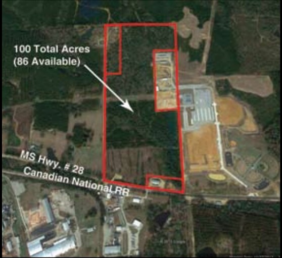 28 W HIGHWAY - WEST TAYLORSVILLE INDUSTRIAL Park, Taylorsville, MS for Sale