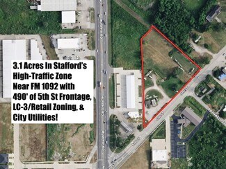 Stafford, TX Commercial Land - 3650 5th Stafford, TX Commercial Land - 3650 5th