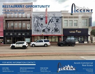 Terrell, TX Office/Retail - 115 W Moore Ave