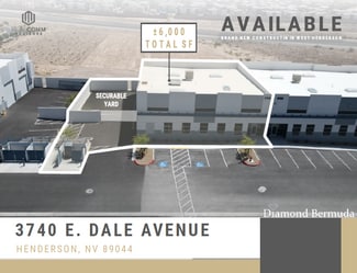 Henderson, NV Industrial - 3740 E Dale Ave Henderson, NV Industrial - 3740 E Dale Ave