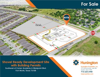 Fort Worth, TX Commercial - Southeast of Corner Academy & Westpoint Blvd. Fort