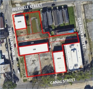 New Orleans, LA Commercial Land - 1817 Canal St