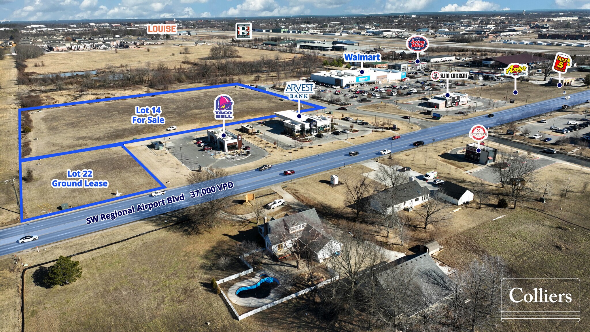 SW Regional Airport Blvd, Bentonville, AR for Sale