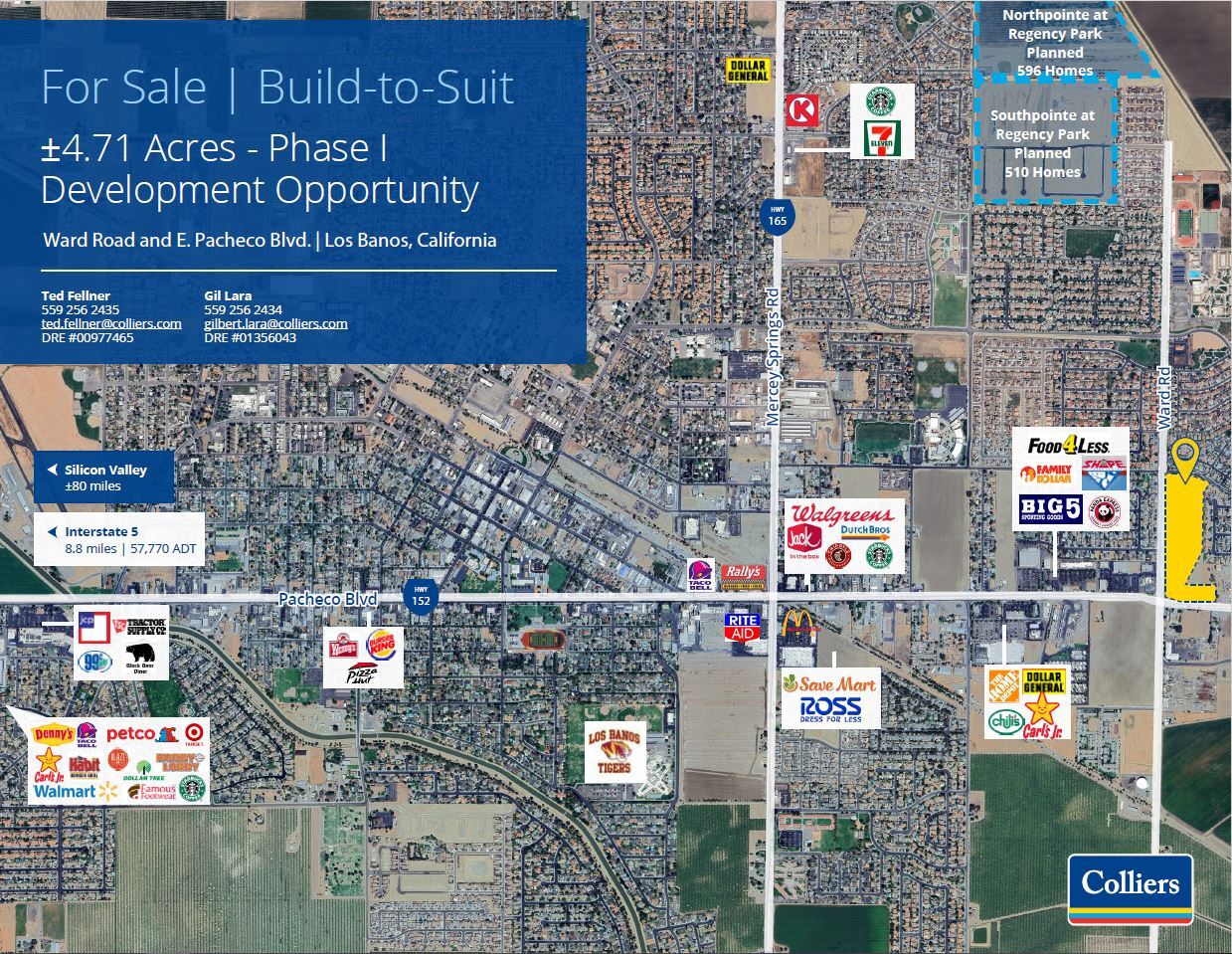 Ward Rd & E Pacheco Blvd, Los Banos, CA for Sale