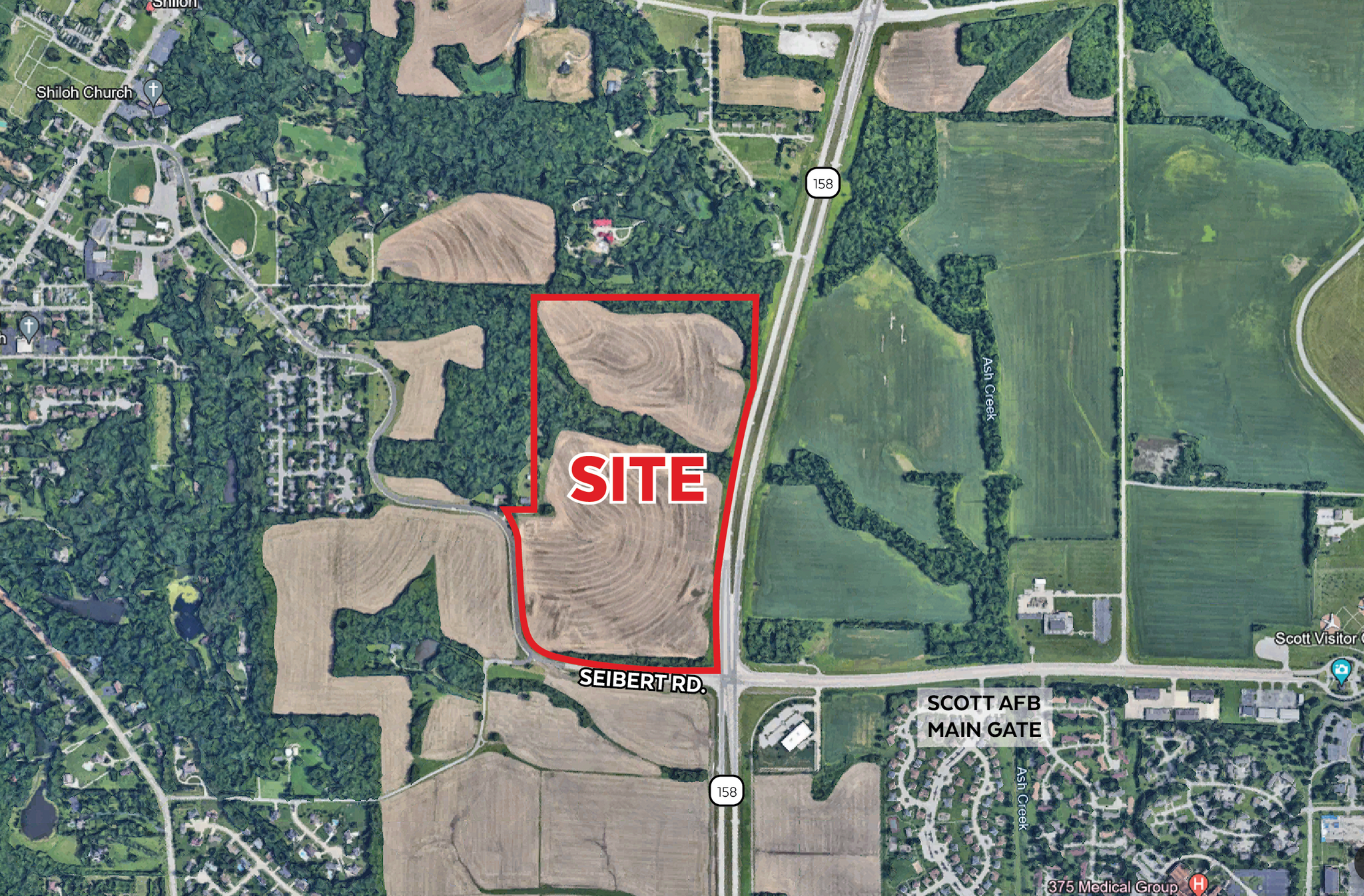 Seibert Rd & Rt 158 @ State Route 158, Shiloh, IL for Sale