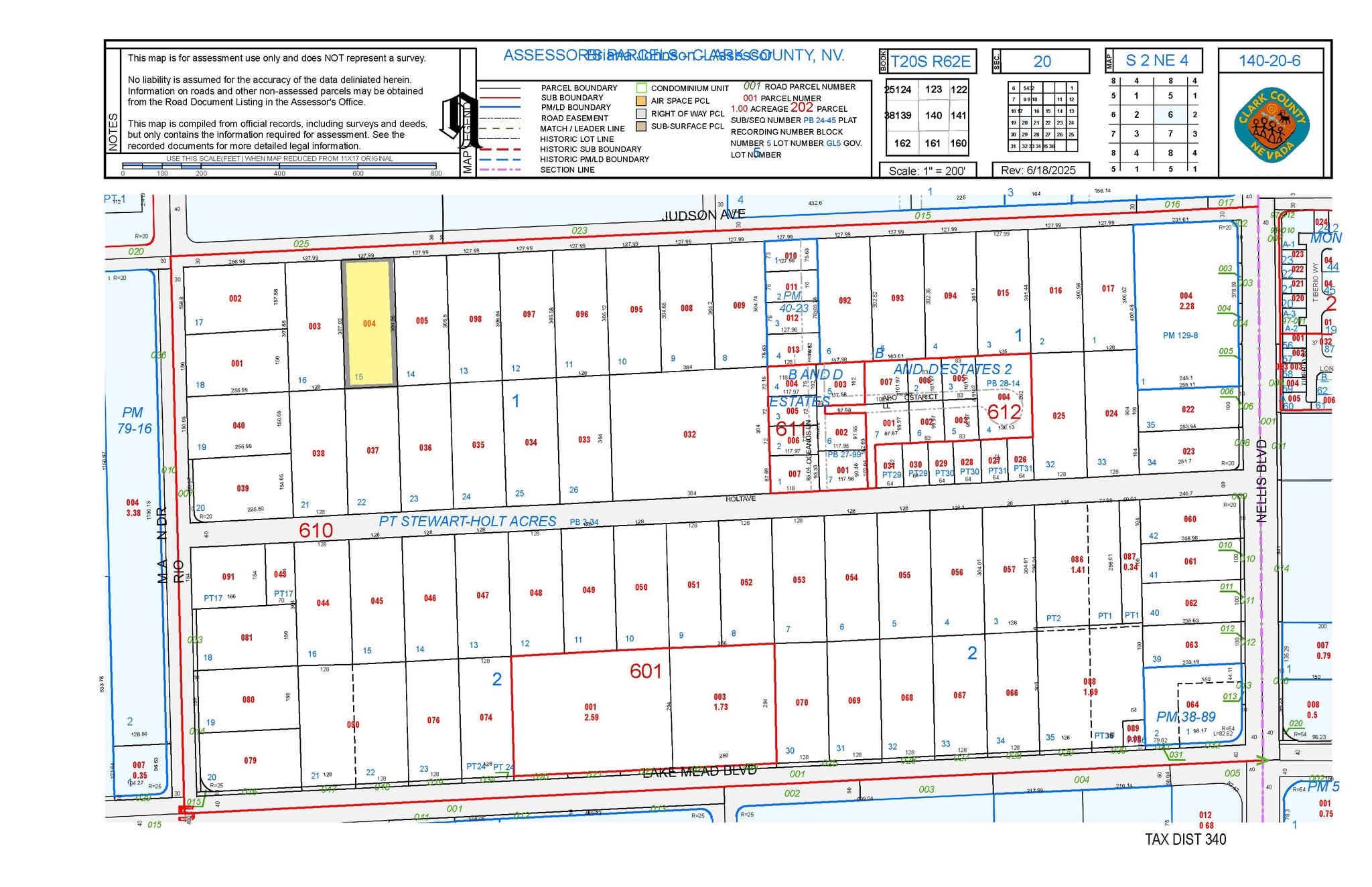 0 Judson Ave, Las Vegas, NV for Sale