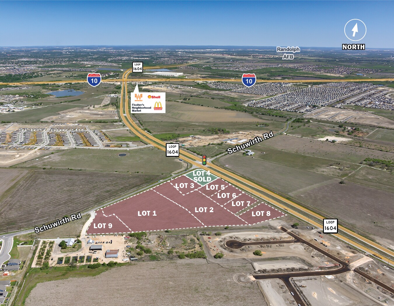 E Loop 1604 @ Schuwirth Rd, Converse, TX for Sale