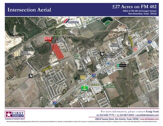 New Braunfels, TX Commercial - NWQ of FM 482 & Krueger Canyon