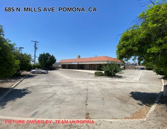 Pomona, CA Commercial Land - 655 N Mills Ave