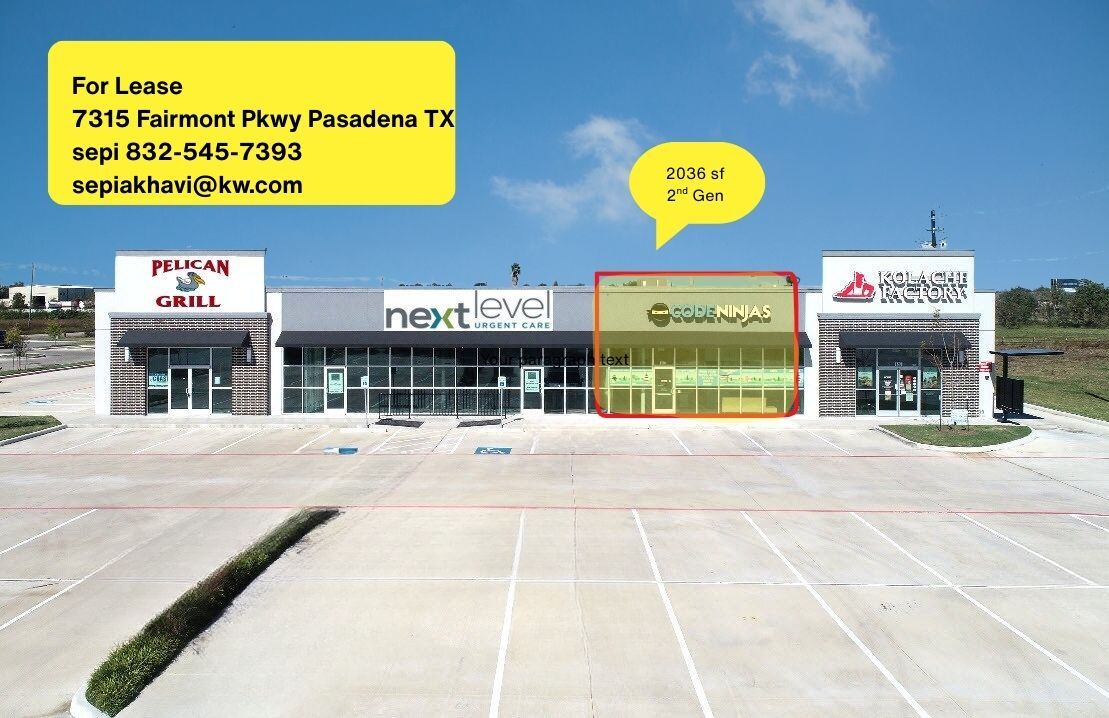 7315 Fairmont Pkwy, Pasadena, TX for Rent