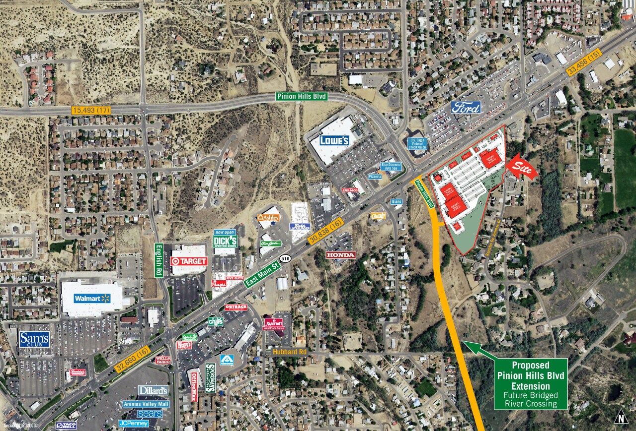 Main and Pinion Hills Farmington, NM 87402 Shopping Center Property for Lease on