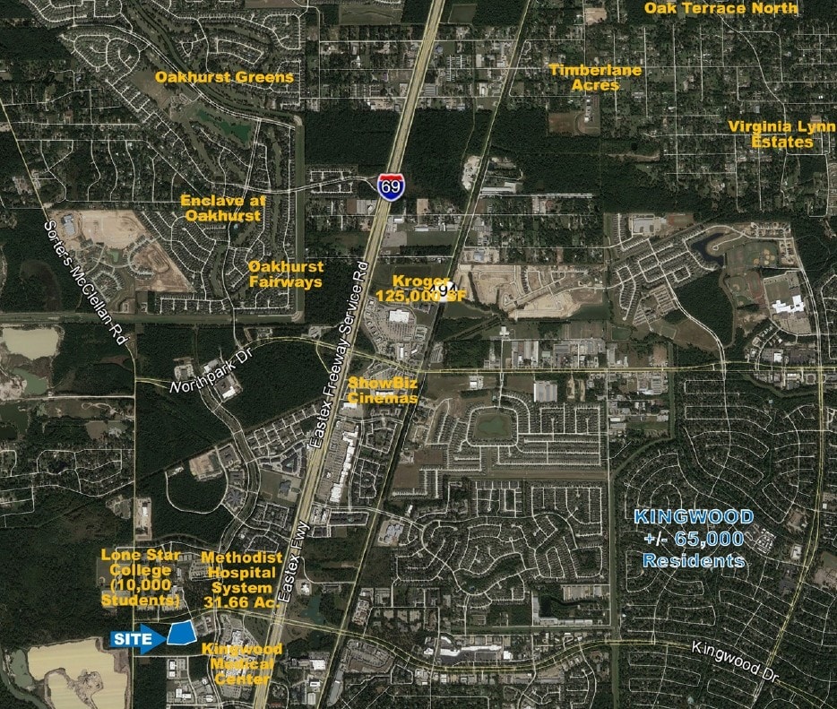 Kingwood Dr @ Hanover Park Dr, Kingwood, TX for Sale
