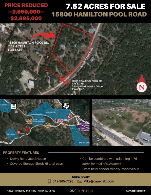 15800 Hamilton Pool Rd, Austin, TX for Sale