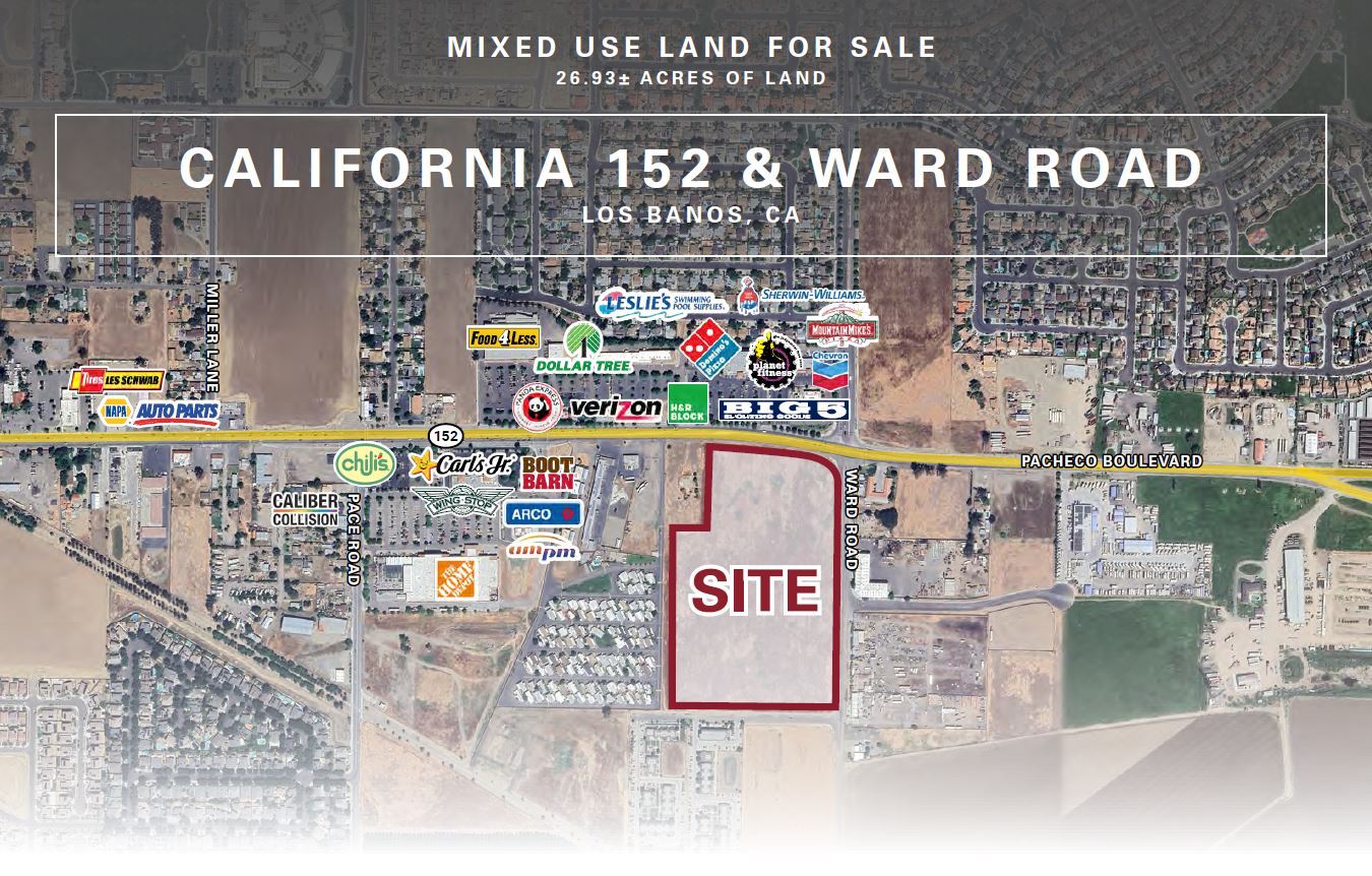 California 152 @ Ward Road, Los Banos, CA for Sale