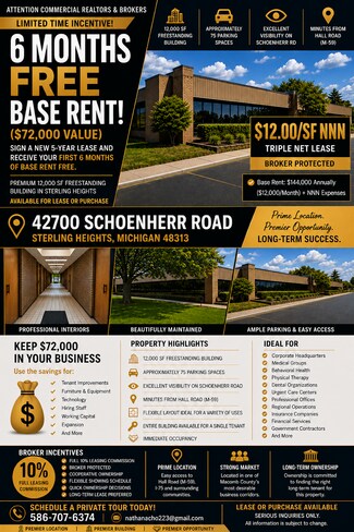 Sterling Heights, MI Office - 42700 Schoenherr Rd