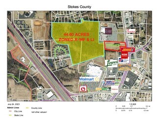King, NC Industrial - 44.60 44.60 Acres Campbell Ridge