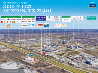 Denton, TX Commercial Land - 3130 N Interstate 35