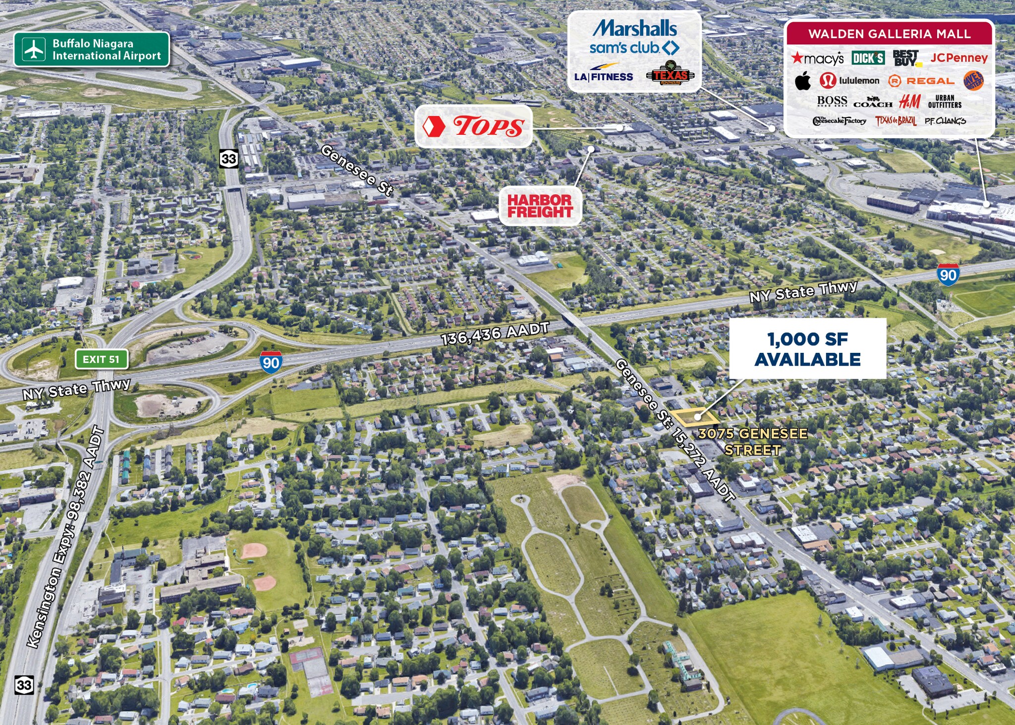 3075 Genesee St, Cheektowaga, NY for Rent