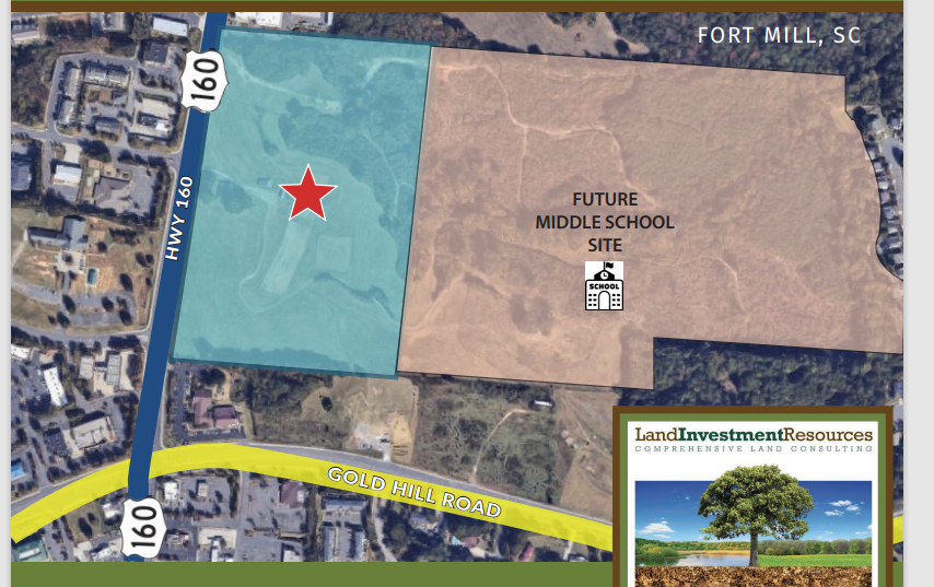 Hwy 160 @ Gold Hill Road, Fort Mill, SC for Sale