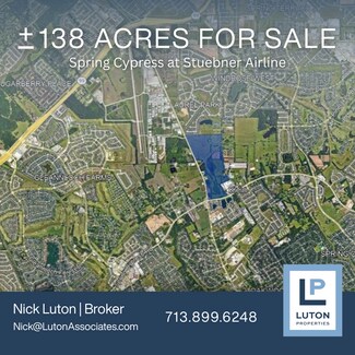 Spring, TX Commercial Land - Spring Cypress Road