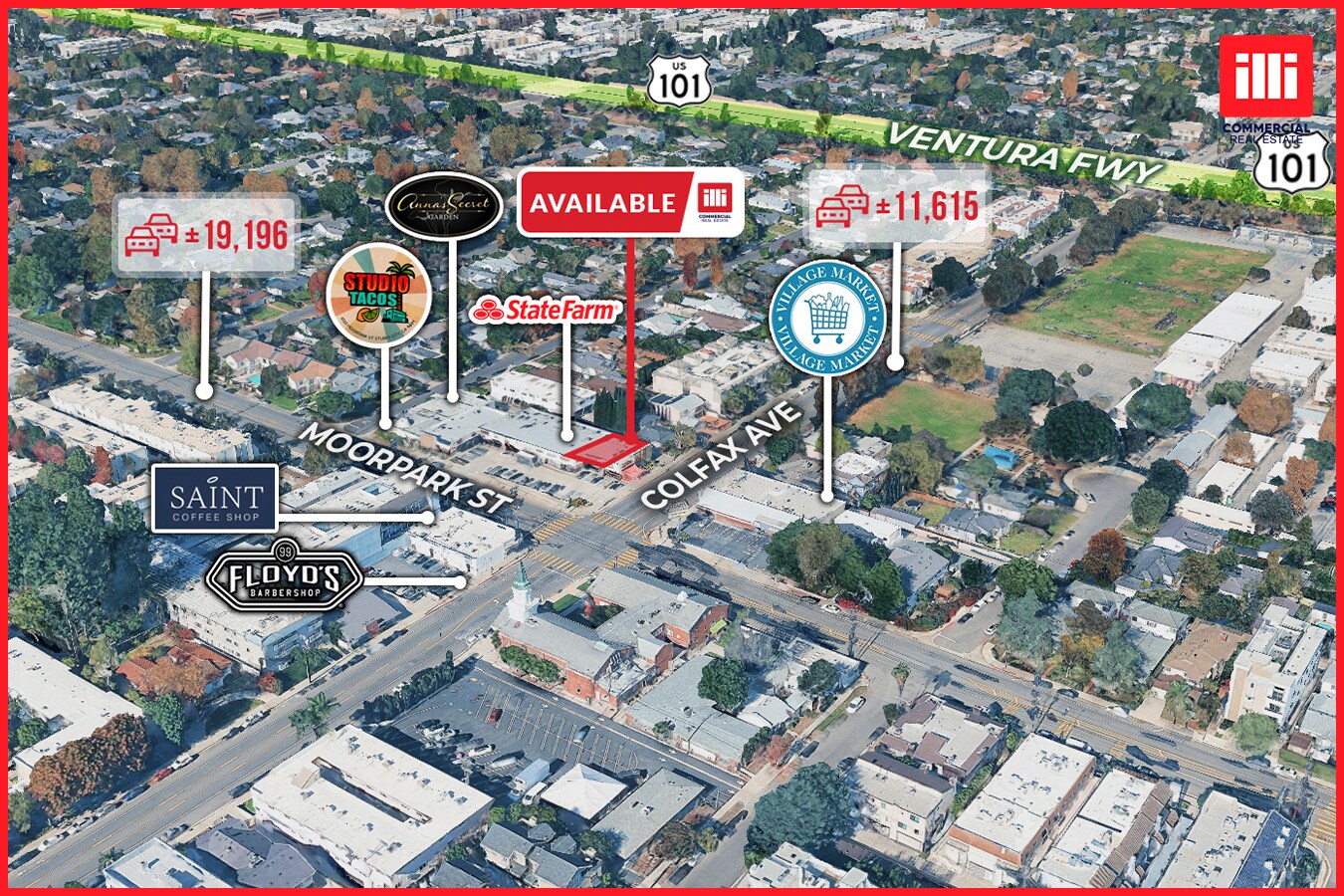 11701-11723 Moorpark St, Studio City, CA for Rent