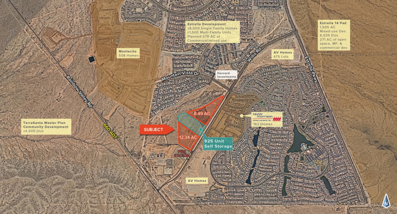 SWC Mountain Vista & Willis Rd, Goodyear, AZ for Sale