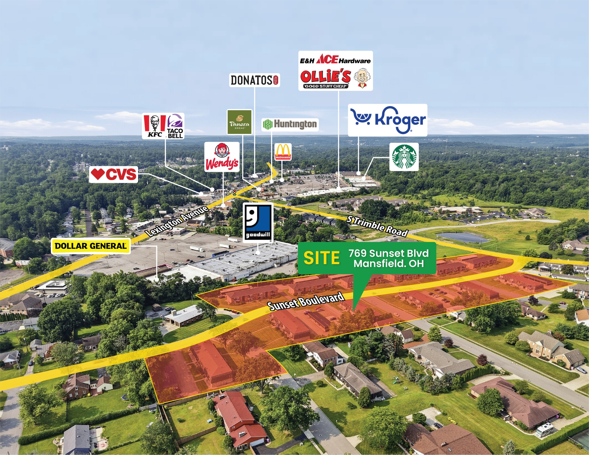 733-793 Sunset Blvd, Mansfield, OH for Sale