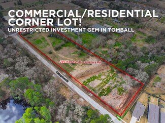 Tomball, TX Commercial Land - 25635 Hufsmith Cemetery Rd