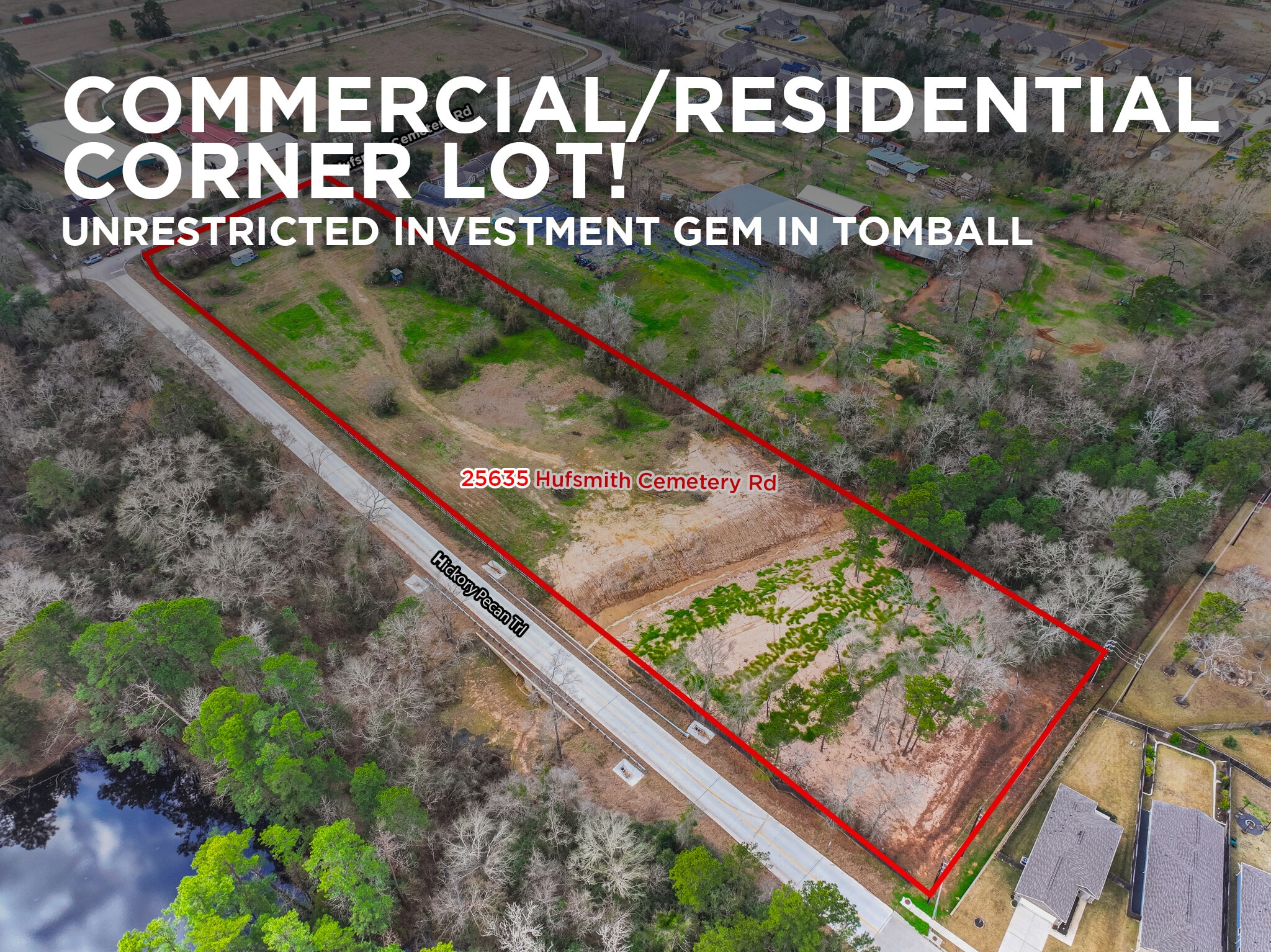 25635 Hufsmith Cemetery Rd, Tomball, TX for Sale