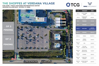 Estero, FL Retail - Building A- The Shoppes at Verdana Village Rd