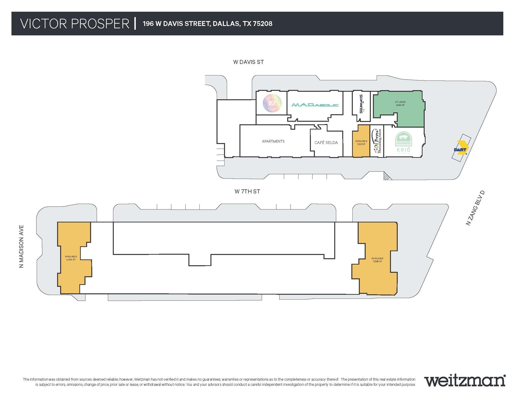 SW Davis and 7th St, Dallas, TX for Rent