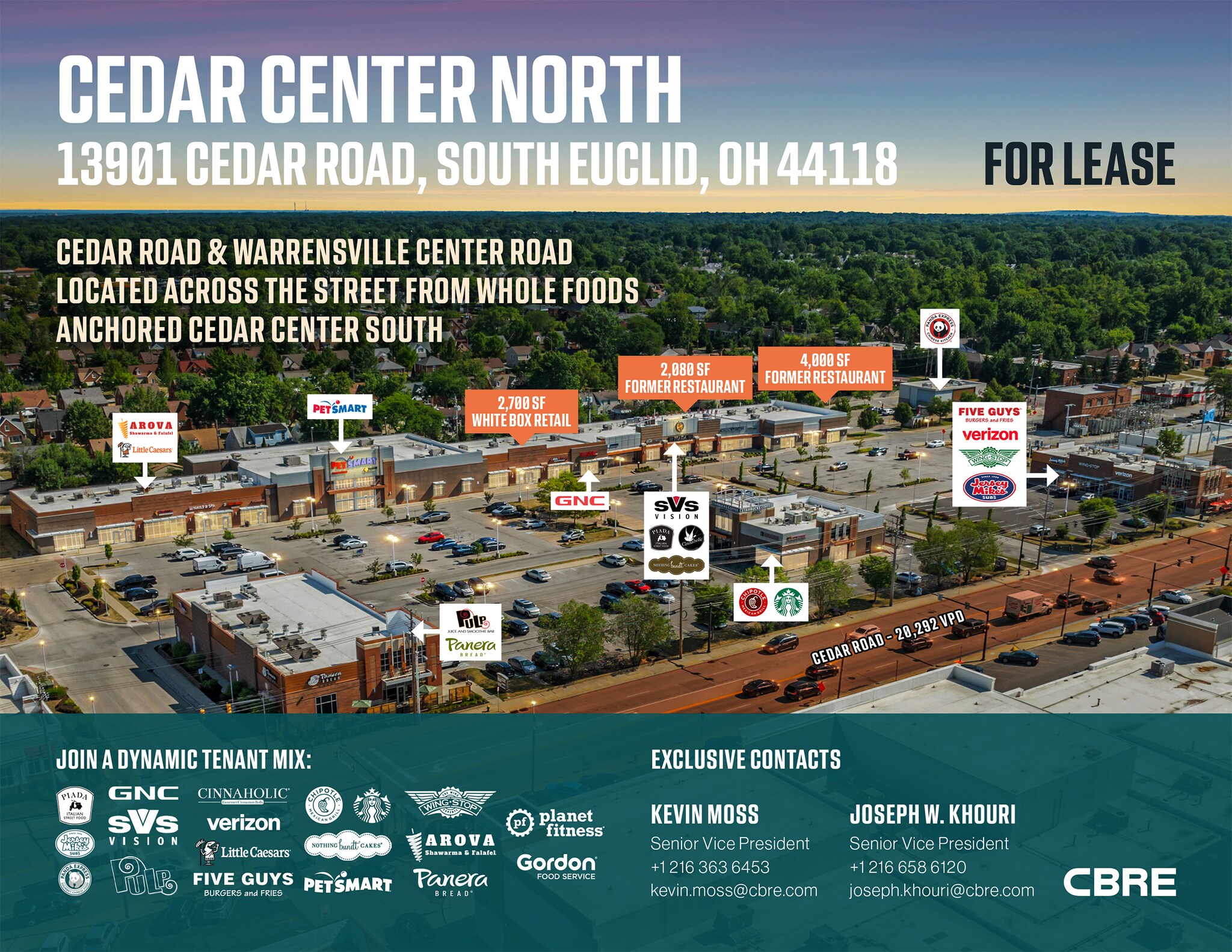 13901-13905 Cedar Rd, South Euclid, OH for Rent