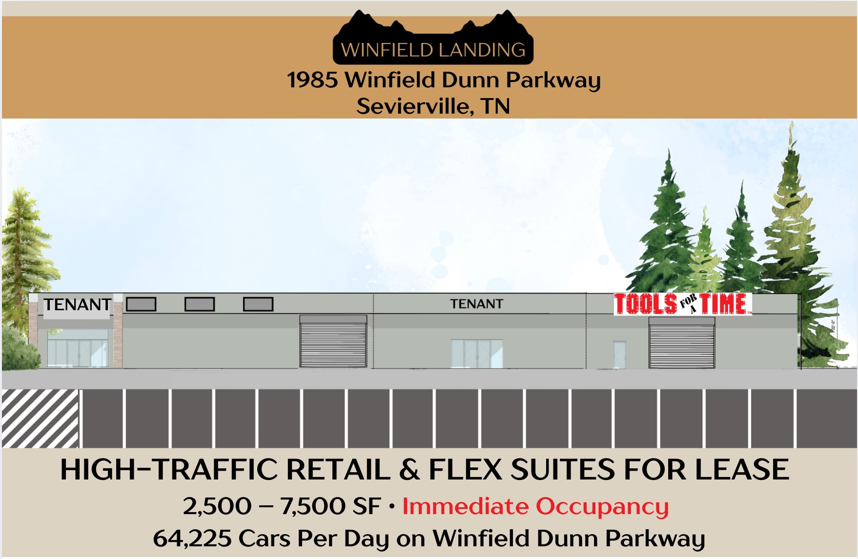 1985 Winfield Dunn Pky, Sevierville, TN for Rent
