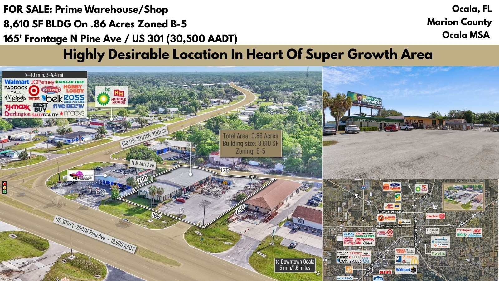 1811 N Pine Ave, Ocala, FL for Sale