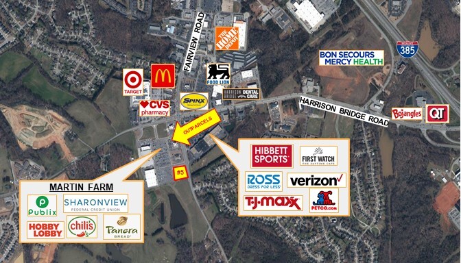 Fairview & Harrison Bridge Rd, Simpsonville, SC for Rent