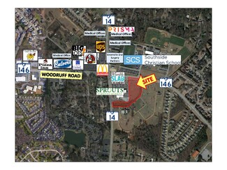 Simpsonville, SC Commercial Land - 2204 Woodruff Rd
