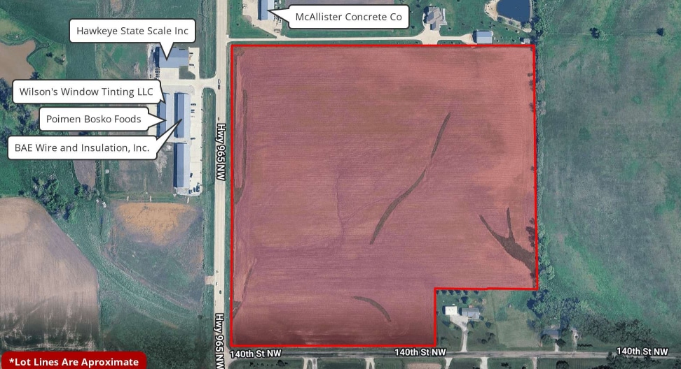 140th St NW, Swisher, IA for Sale