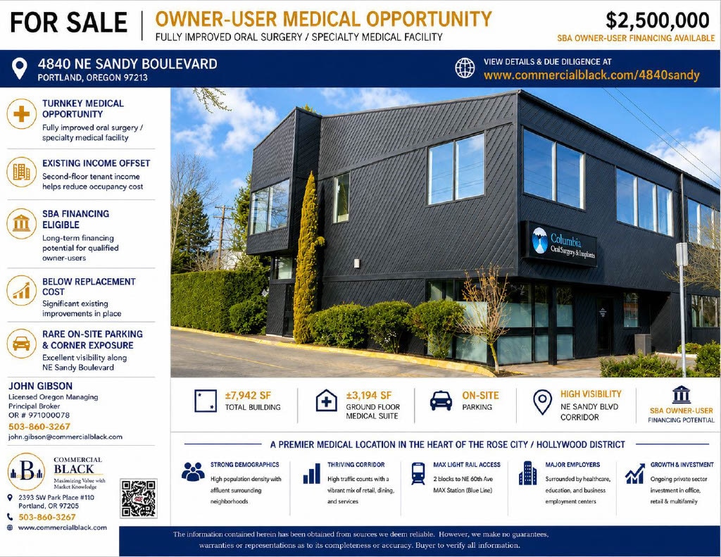 4840 NE Sandy Blvd, Portland, OR for Sale