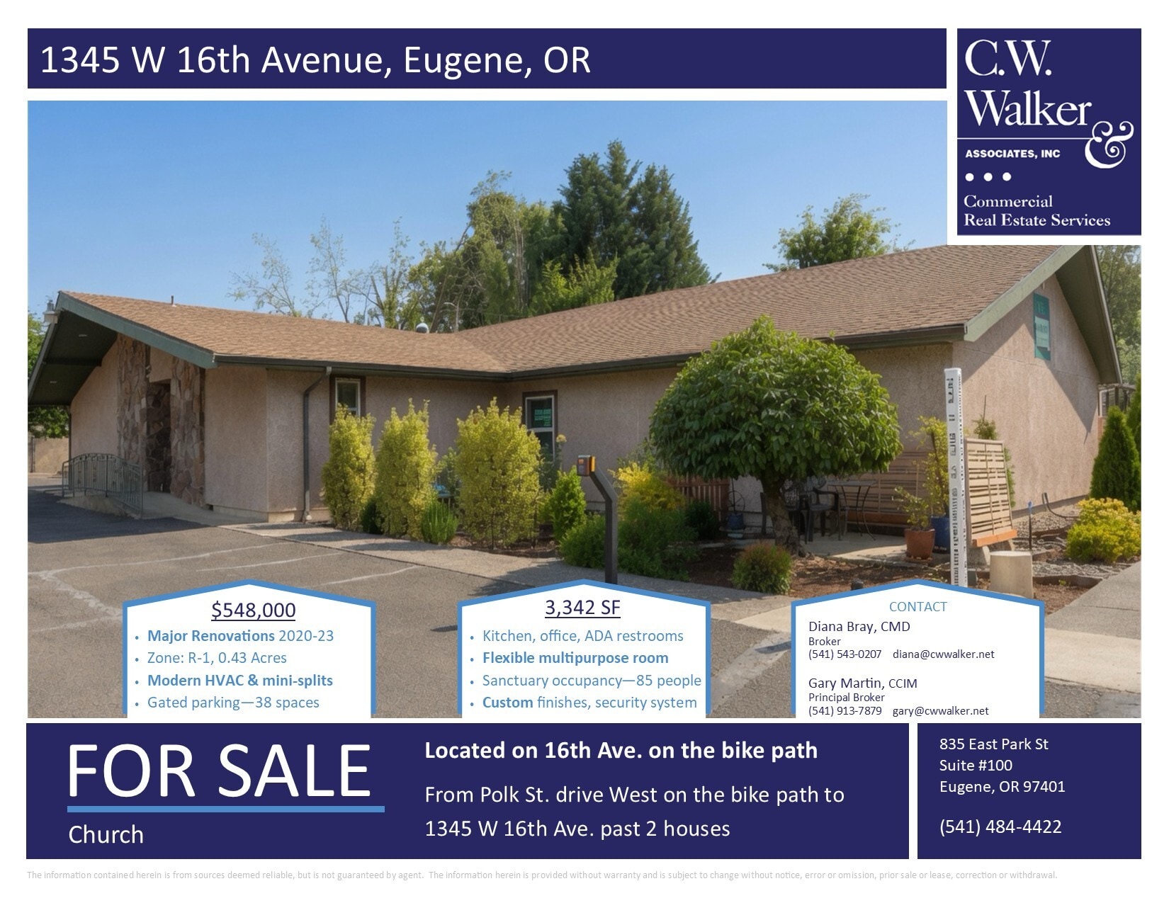1345 W 16th Ave, Eugene, OR for Sale
