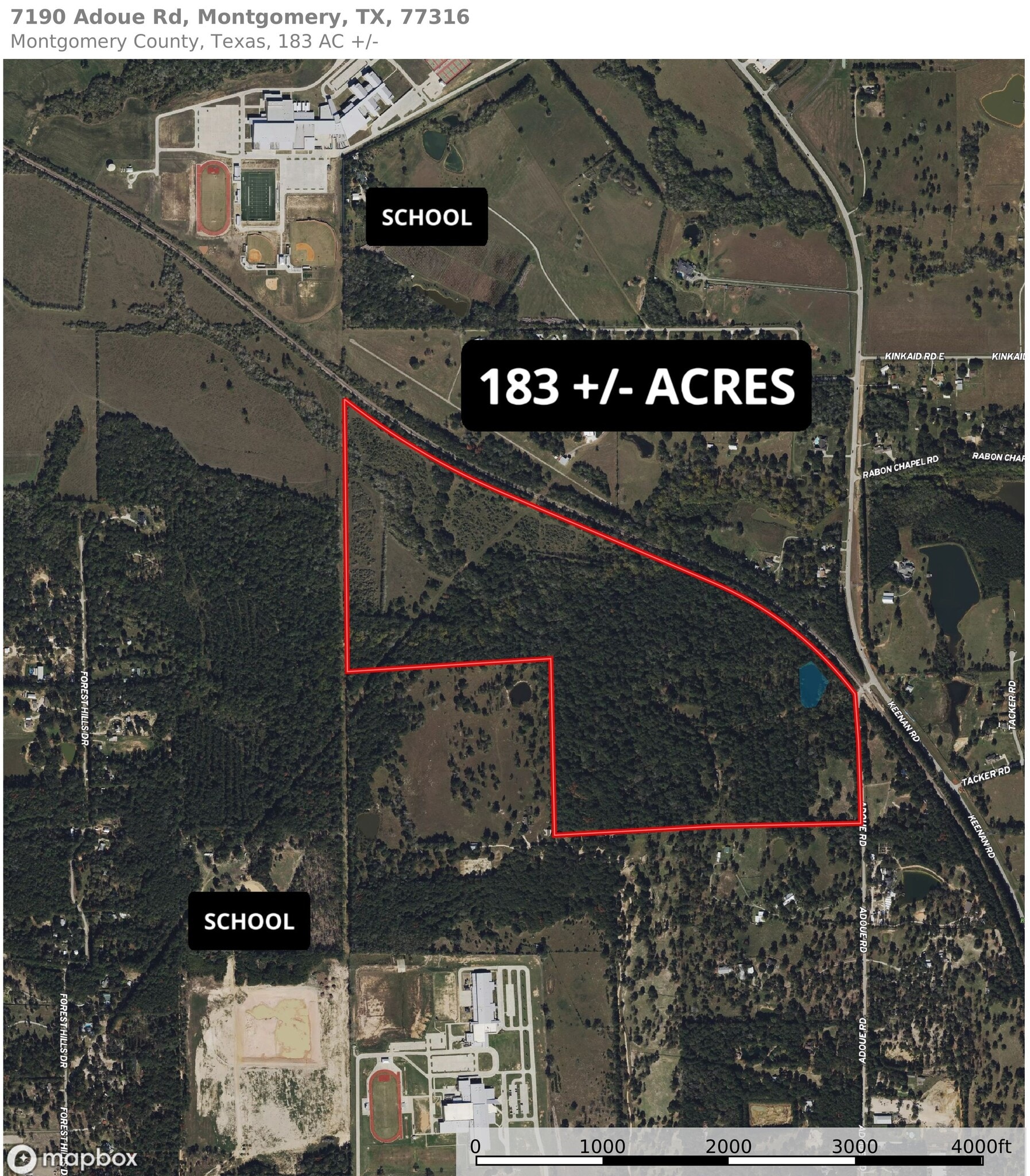 7190 Adoue Rd, Montgomery, TX for Sale