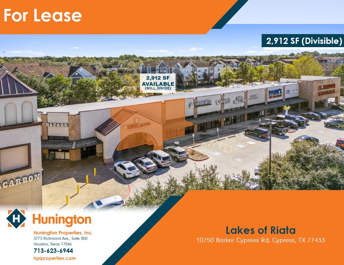 10750 Barker Cypress Rd, Cypress, TX for Rent