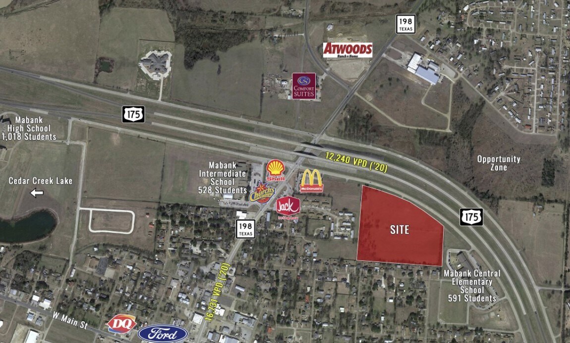 US Hwy 175 @ TX-198, Mabank, TX for Sale