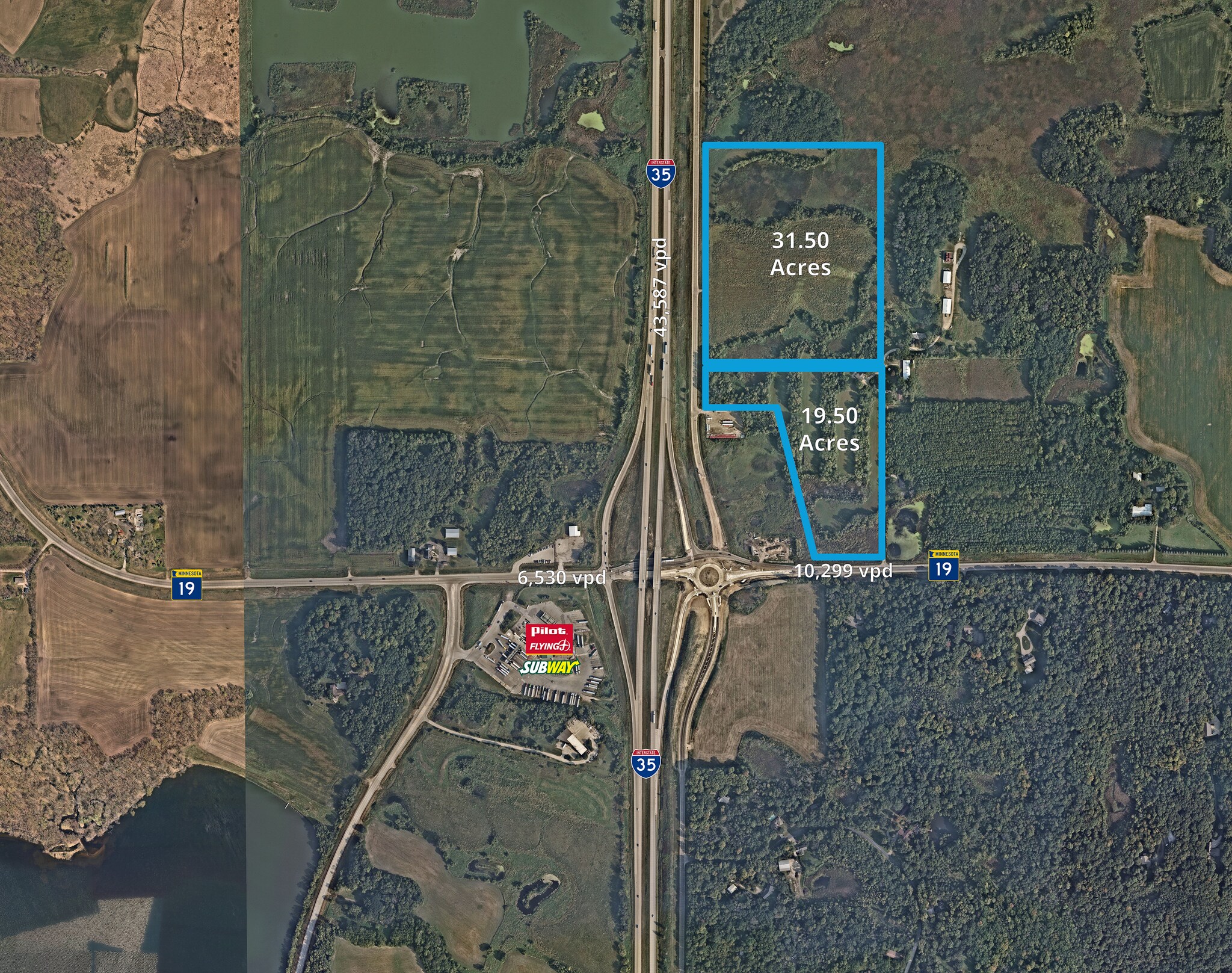 NE Interstate 35 @ Highway 19, Northfield, MN for Sale