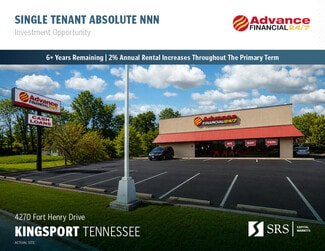 Kingsport, TN Storefront Retail/Office - 4270 Fort Henry Dr Kingsport, TN Storefront Retail/Office - 4270 Fort Henry Dr