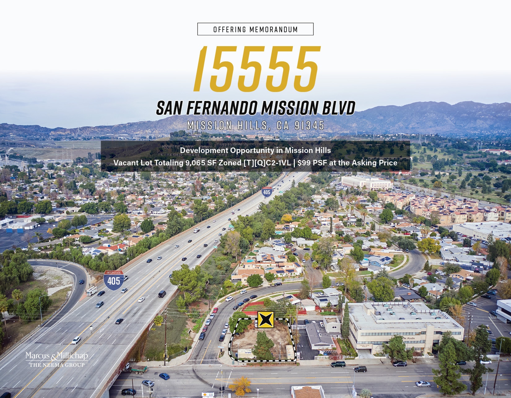 15555 San Fernando Mission Blvd Mission Hills, CA 91345 Land Property for Sale on